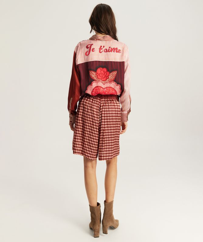 Me369 Juliette Printed Shorts