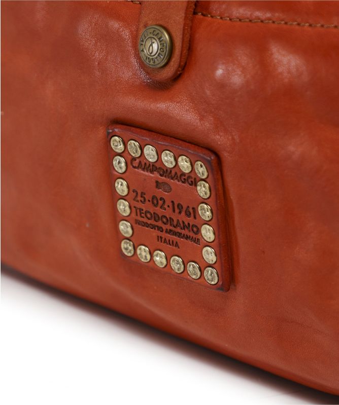 Campomaggi Small Studded Leather Shoulder Bag