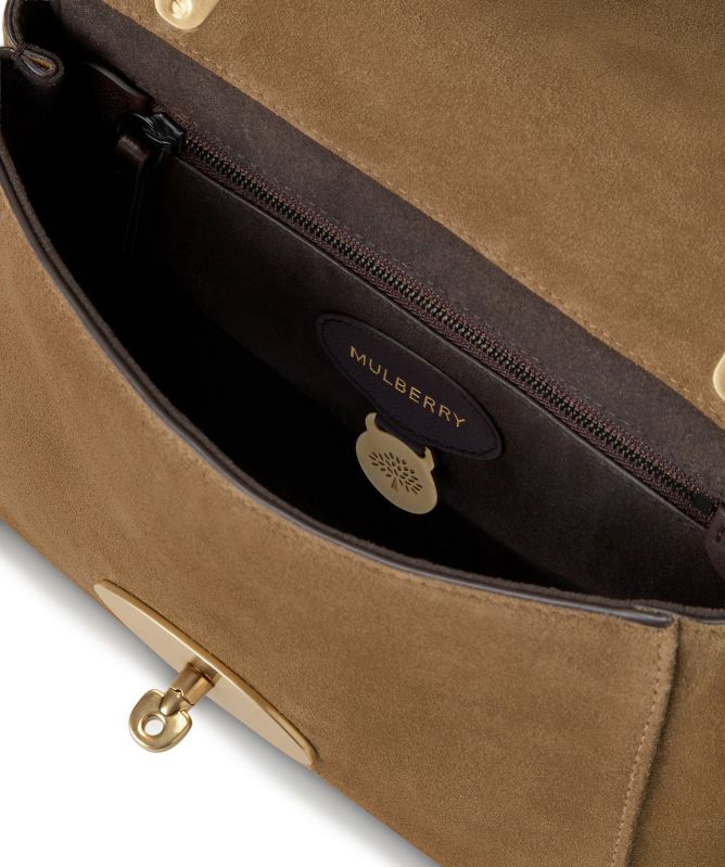 Mulberry Lily Suede Crossbody Bag