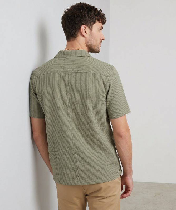 Signal Textured Camp Collar Polo