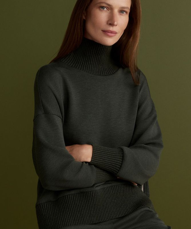 Varley Barker High Neck Sweatshirt