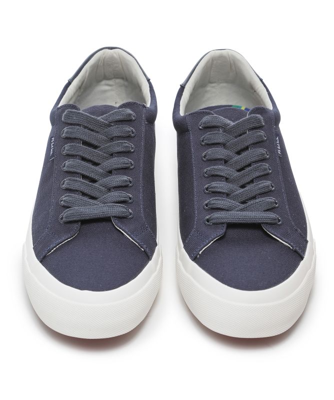 Paul Smith Navy Amos Canvas Trainers