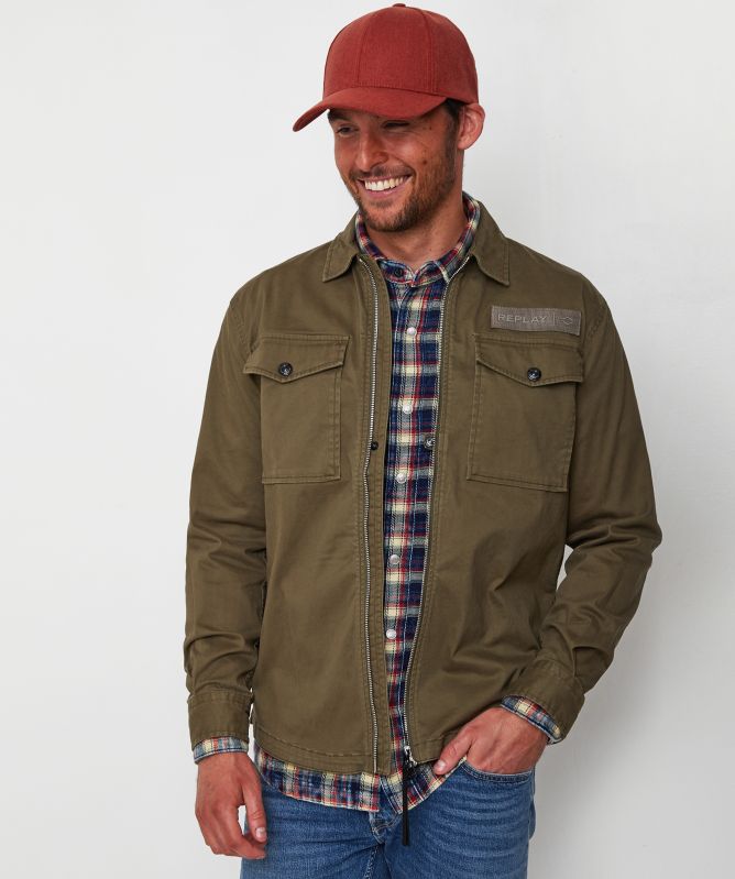 Replay Zip-Through Overshirt