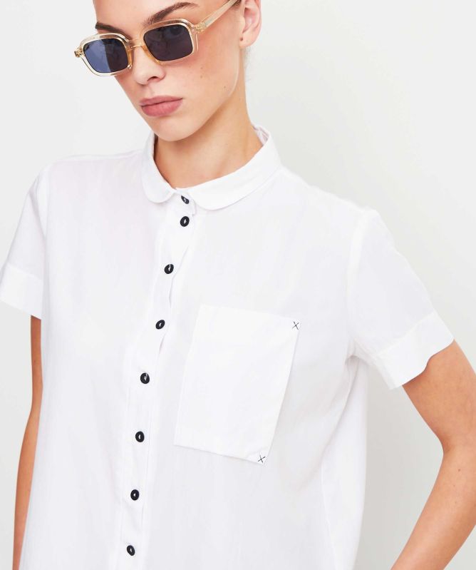 Lurdes Bergada Short Sleeved Stitch Shirt
