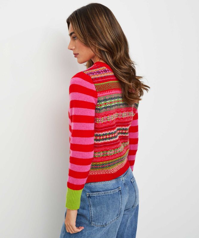 ERIBÉ Stobo Fairisle Reversible Jumper