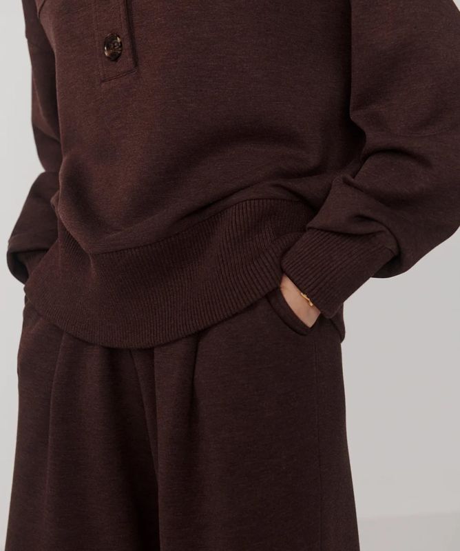 Varley Bronya Button Placket Sweat