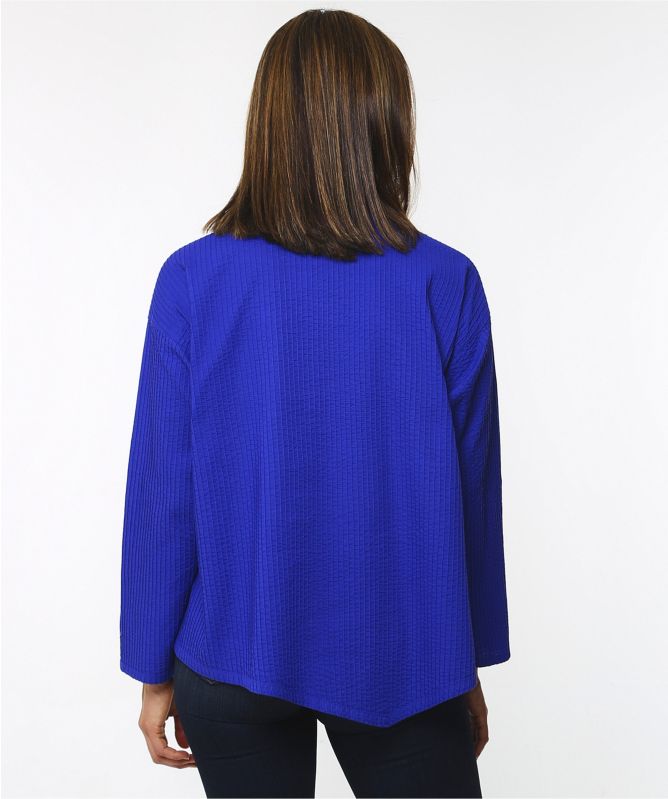 Yaccomaricard Asymmetric Pintuck Shirt