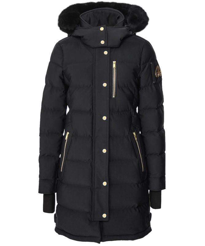 ダウンジャケット・コート Moose Knuckles Watershed 3 parka w/ gold details 80I-W2M003 Gold-detail down parka WATERSHED - Shop Online at BEIGE | BROWN