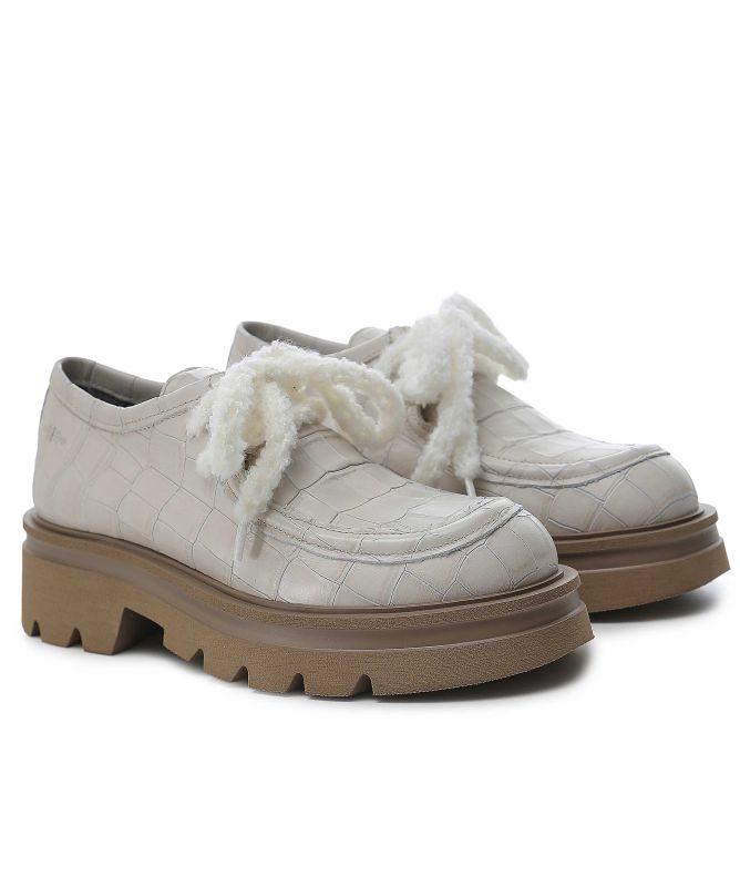 Patrizia Bonfanti Ingy Croc Laced Shoes