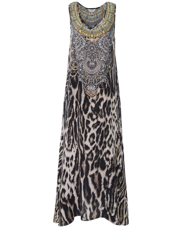 Inoa Siberia Silk Maxi Dress