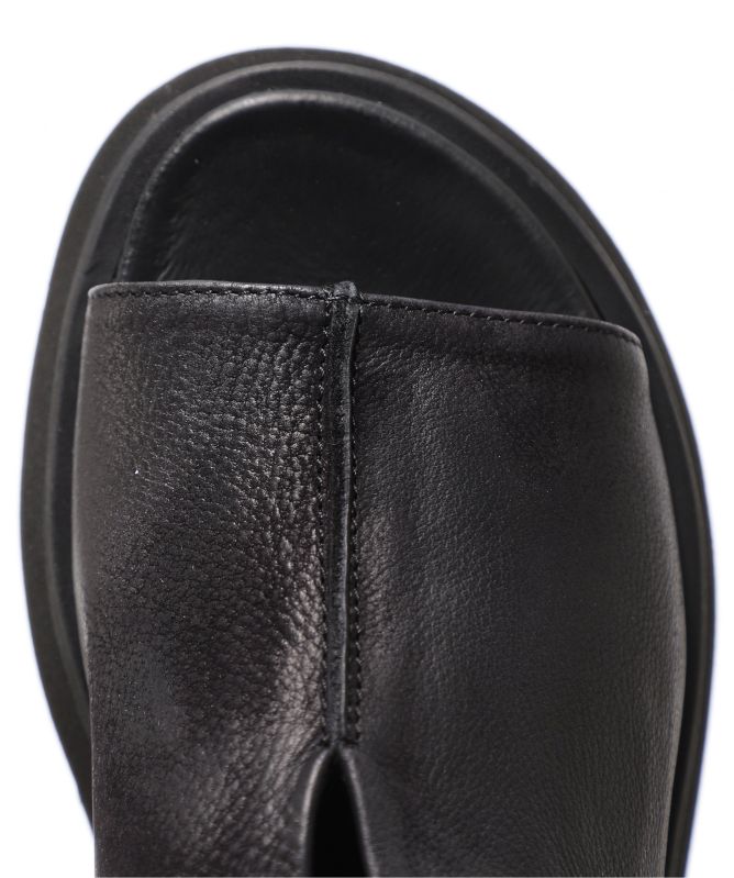 Lofina Gasoline Leather Sandals