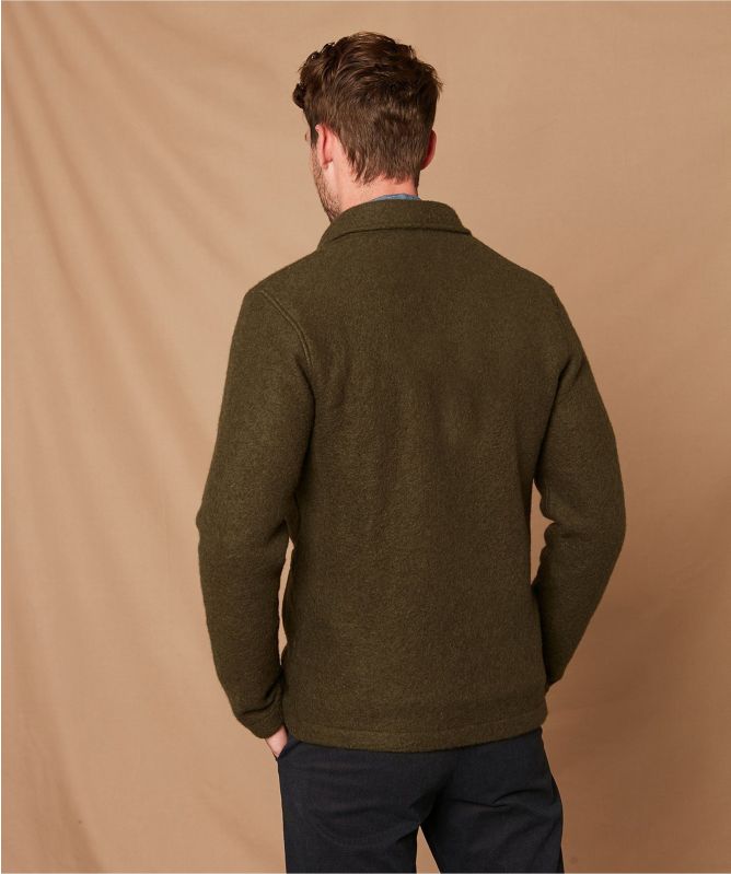 Hartford Boiled Wool Zip-Through Jacket | Jules B