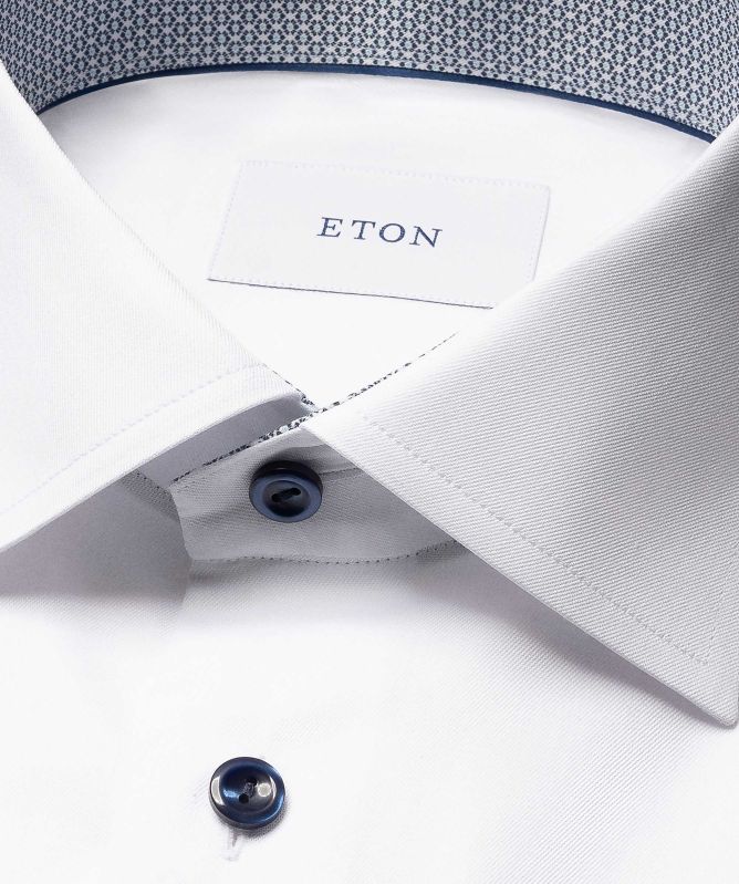 Eton Slim Fit Geo Twill Shirt