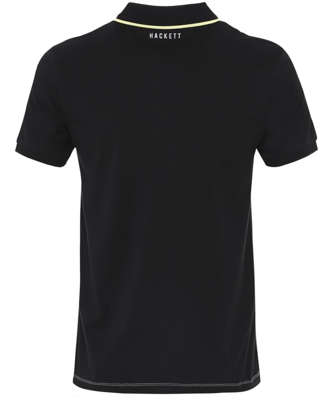 Hackett Slim Fit Striped Colour Block Polo Shirt