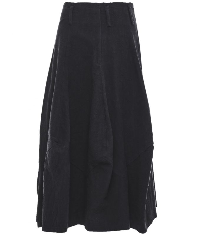 Lurdes Bergada Linen Midi Skirt
