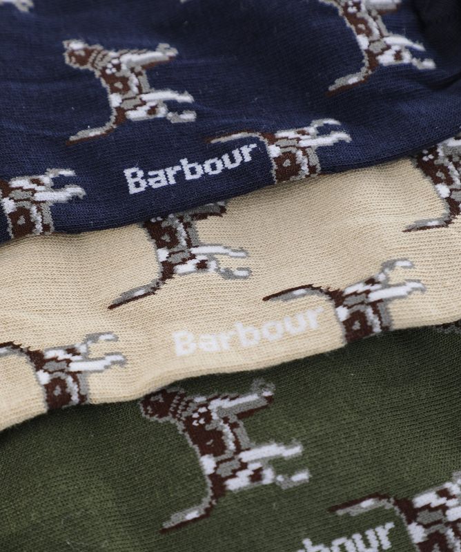 Barbour Pointer Dog Socks 3 Pack
