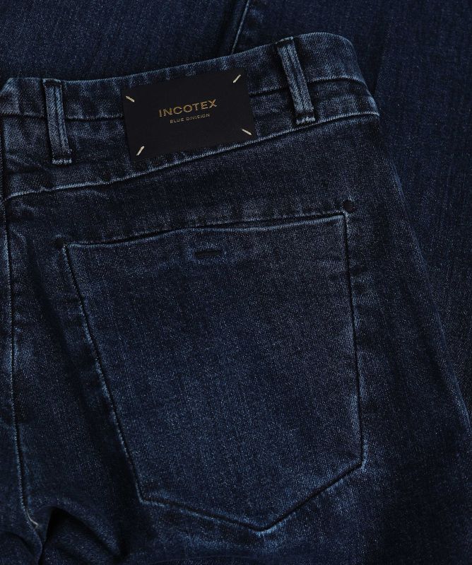 Incotex Pleated Tapered Jeans