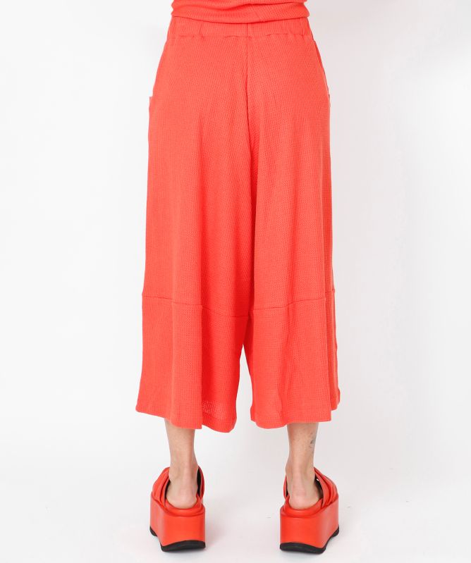 Sort Aarhus Cotton Linen Cropped Trousers