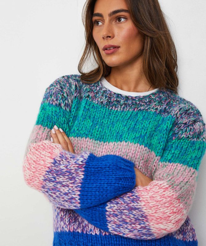 Dawn X Dare Mohair Gigi Rainbow Jumper