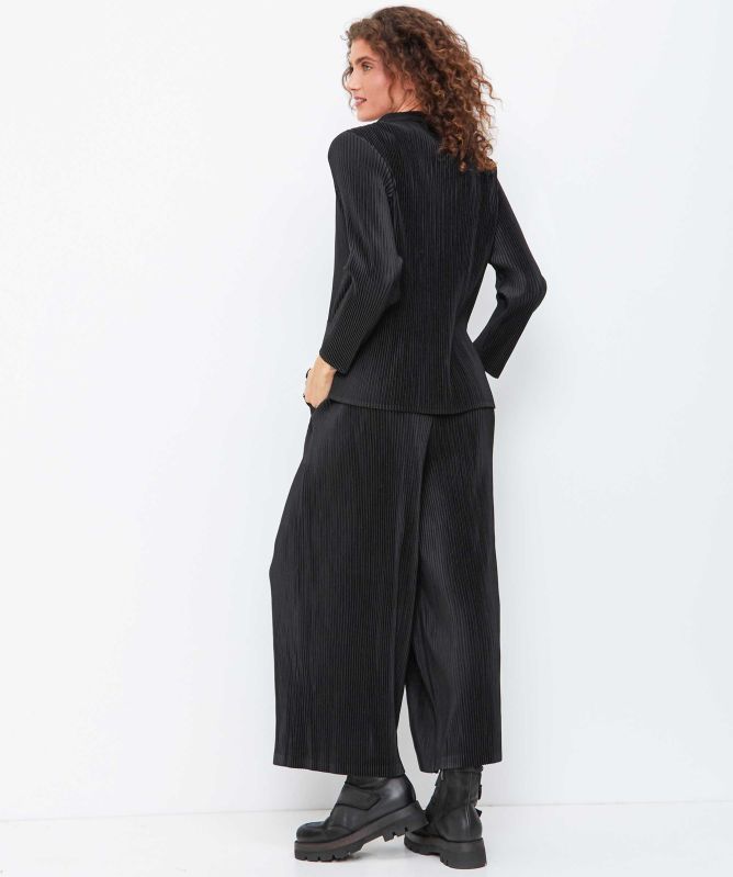 Thanny Pleated Wide Leg Trousers