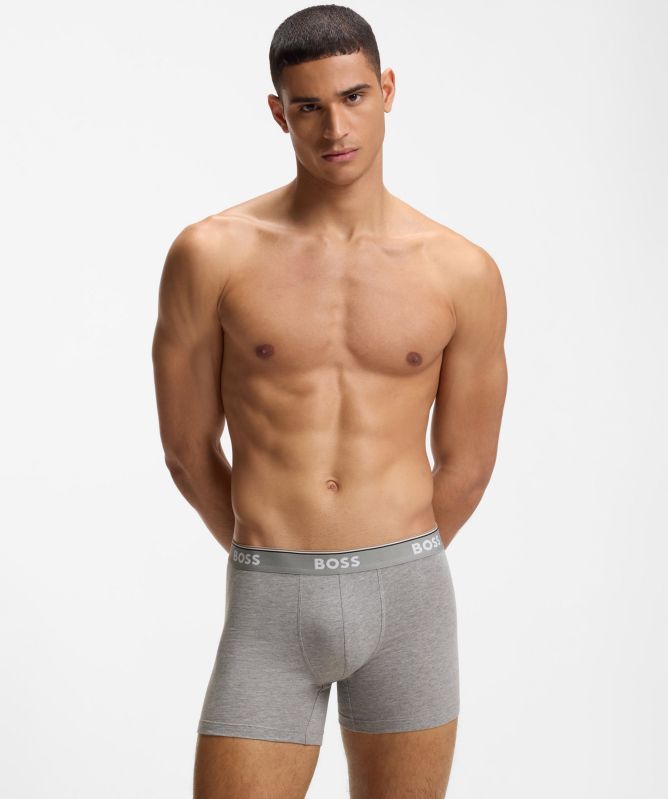 BOSS Cotton Boxer Trunks Three Pack