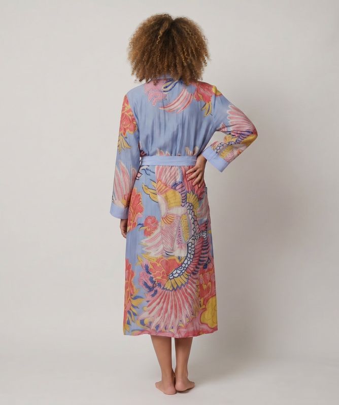 One Hundred Stars Crane Print Gown