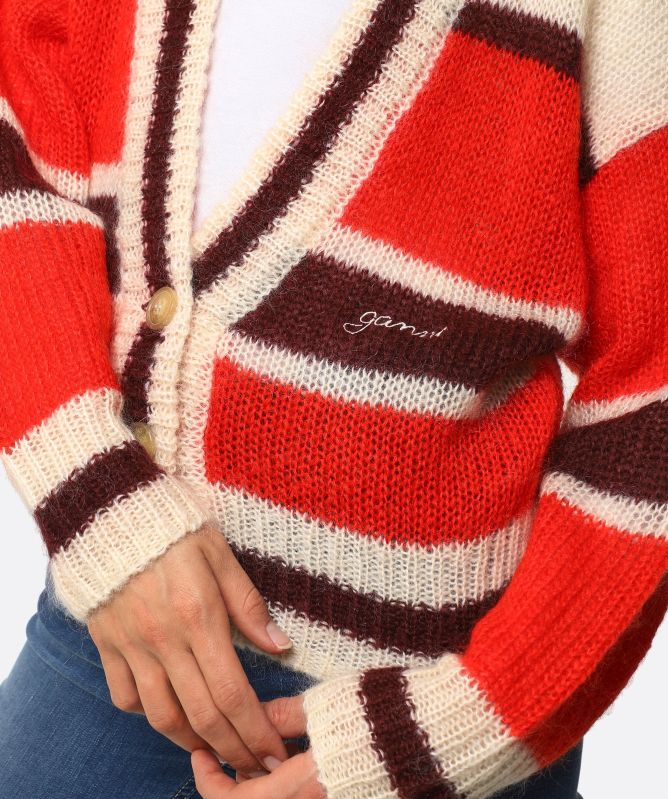 GANNI Mohair Cardigan