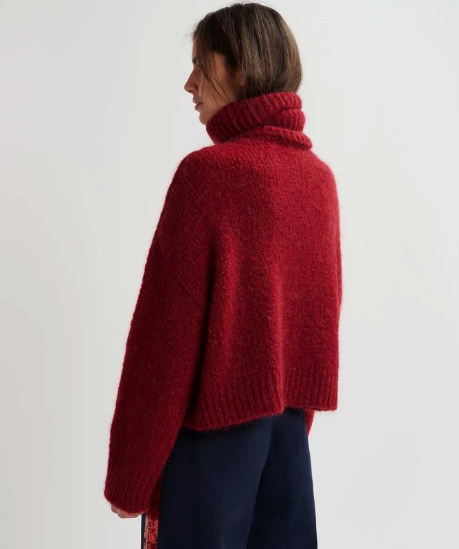 Essentiel Antwerp Griffin Mohair Turtleneck Jumper