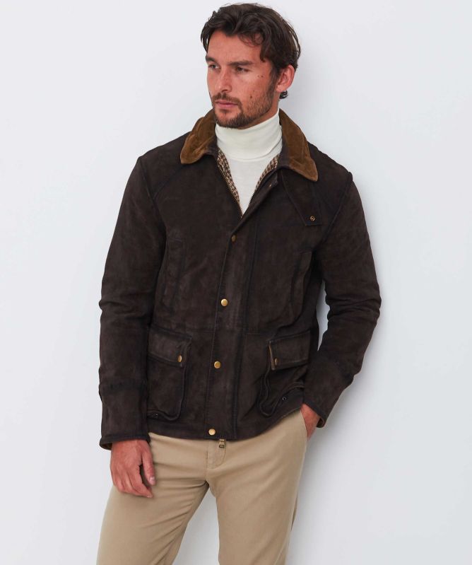 Jack Leathers Burned Suede Jacket | Jules B