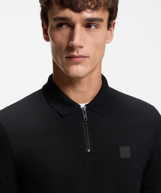 BOSS Slim Fit Passerzip Polo Shirt