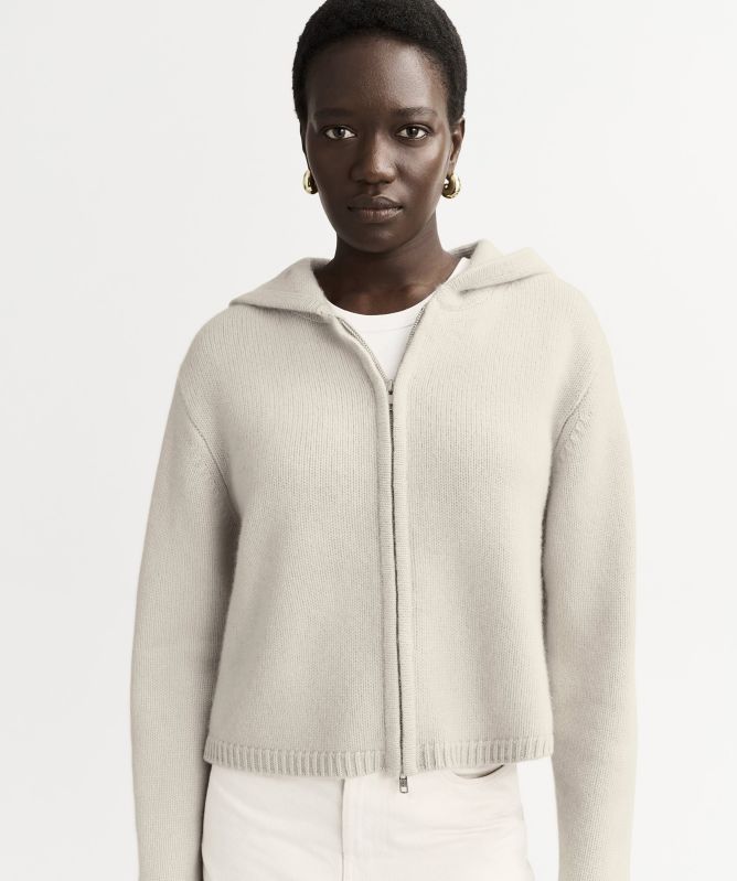 Soft Goat Chunky Cashmere Hoodie