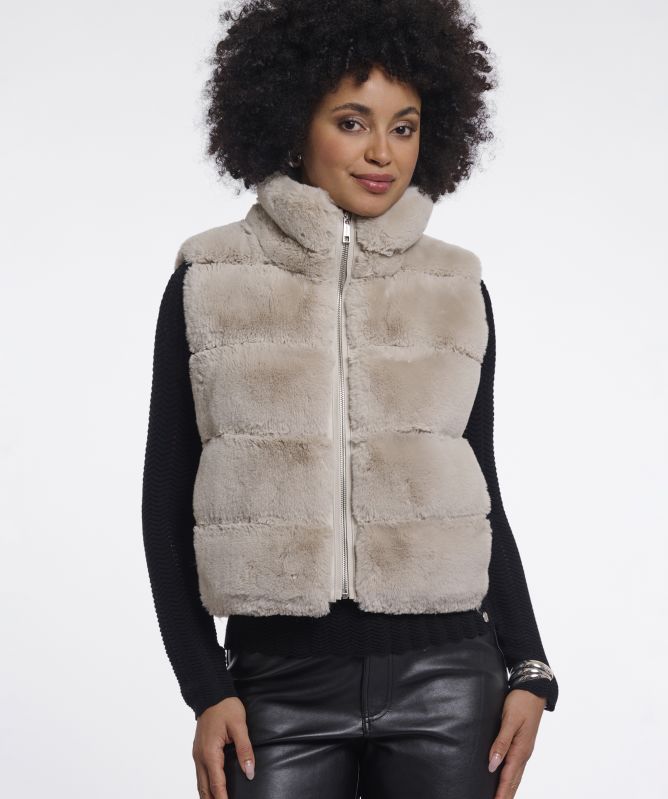 Rino and Pelle May Faux Fur Waistcoat