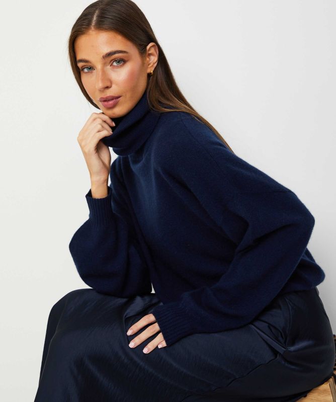 Colorush Sundance Cashmere Roll Neck Jumper