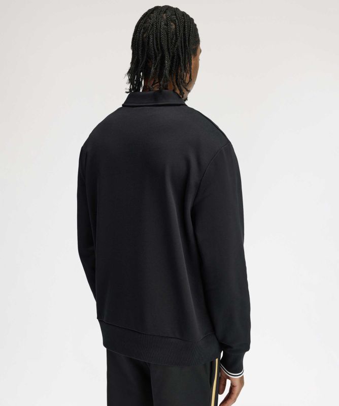Fred Perry Half Zip Collared Sweatshirt