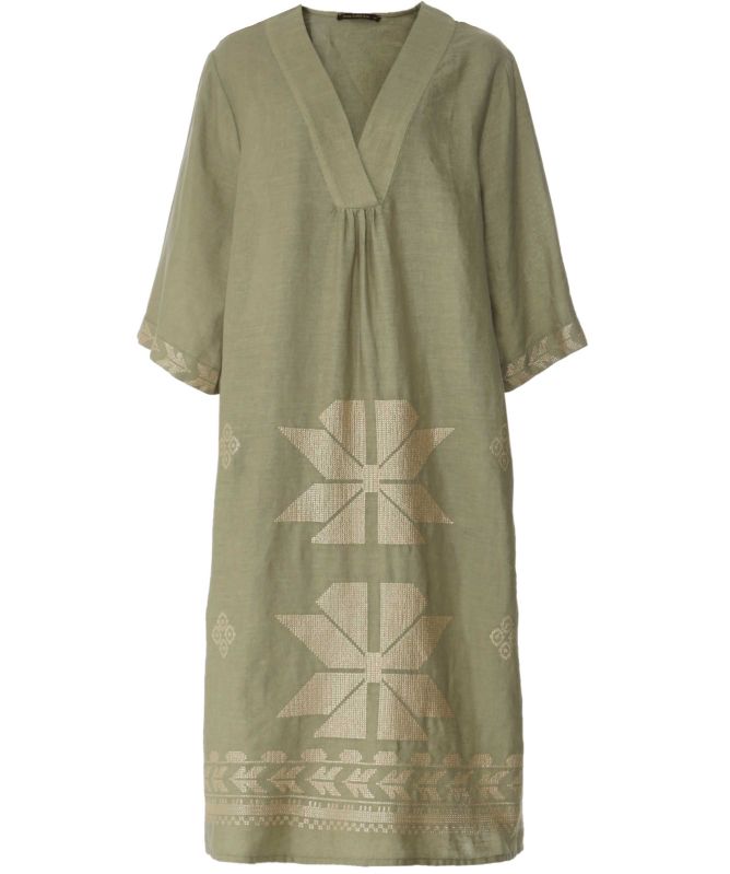 sachin and babi light blue dress GREEK ARCHAIC KORI