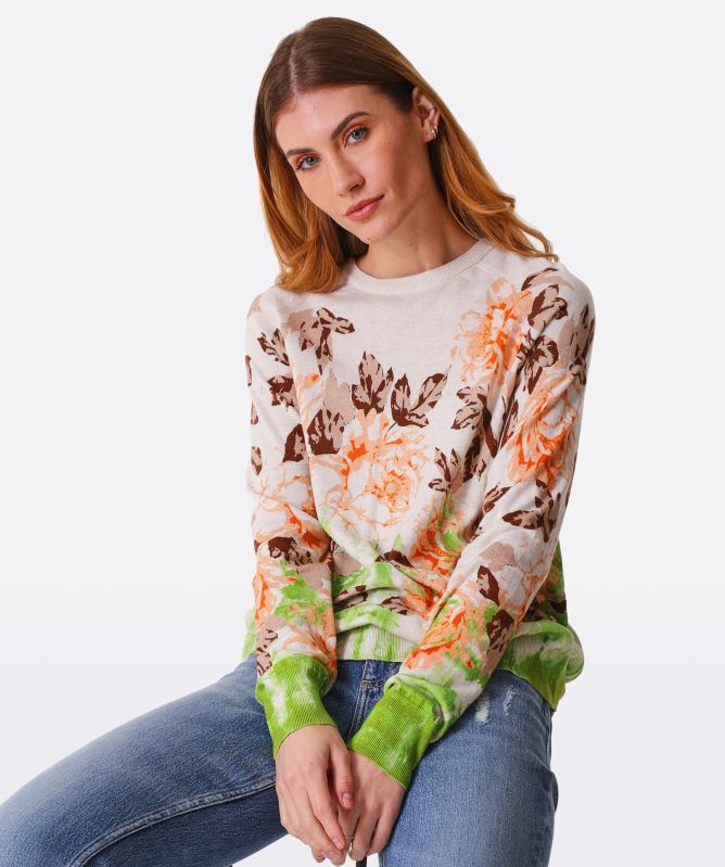 High Magnitude Floral Sweater