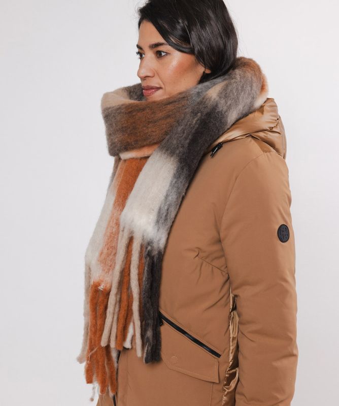 Rino and Pelle Mavy Wool Scarf