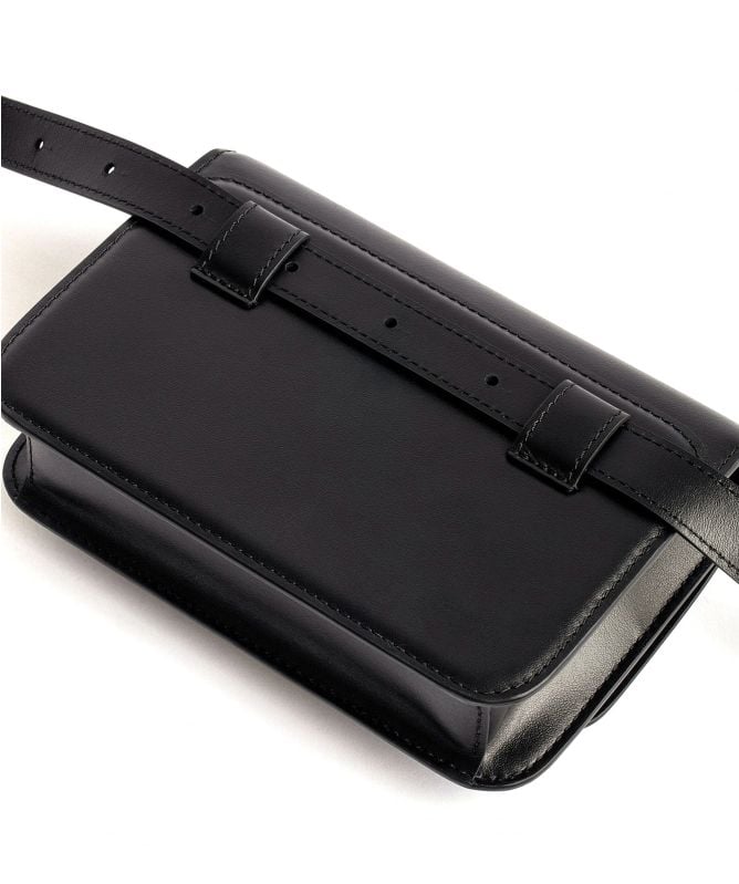 Zadig & Voltaire Black ZV Initial Leather Belt Bag Jules B