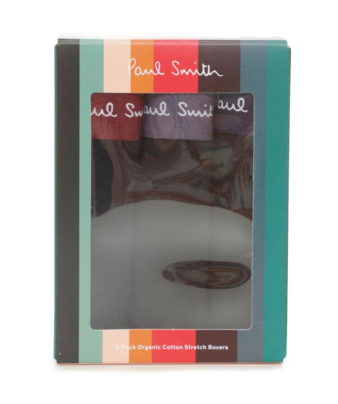 Paul Smith Script Waist Boxer Trunks Three Pack