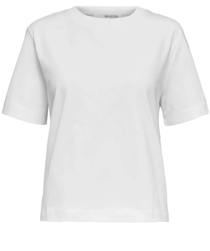 Selected Boxy Short-Sleeve T-Shirt