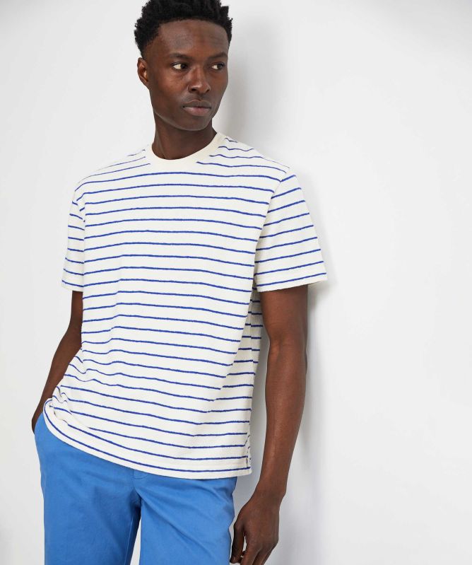 unfeigned Basic Striped Terry T-Shirt