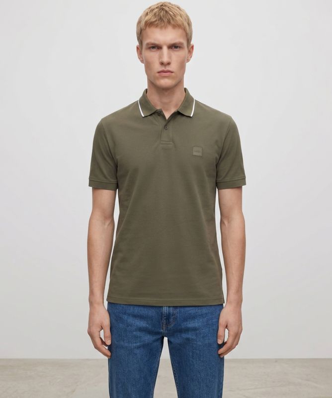 BOSS Passerford Cotton-Piqué Polo Shirt
