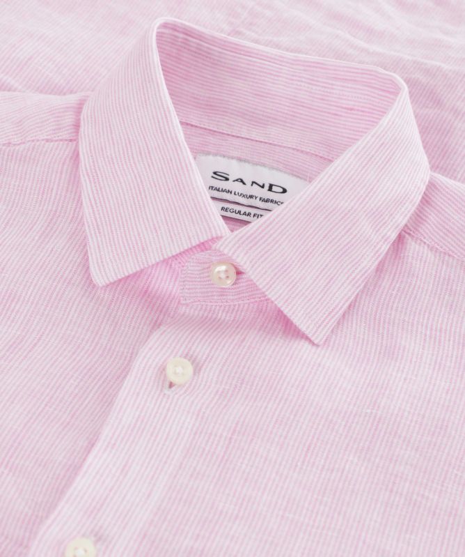 Sand State Soft Short-Sleeve Linen Shirt