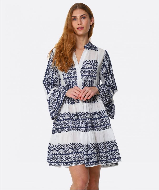 Greek Archaic Kori Triangle Cotton Dress