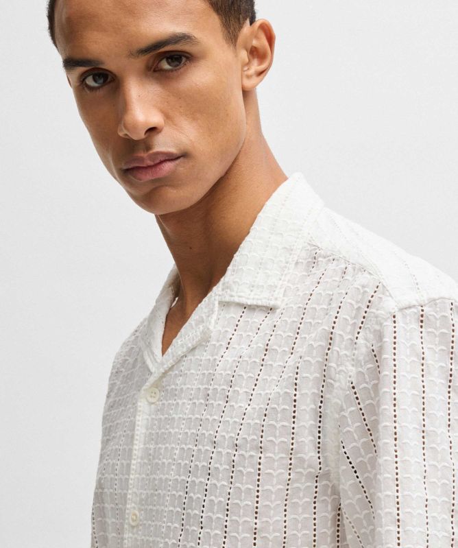 BOSS Broderie Anglaise C-Lars Shirt