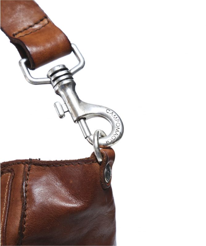 Campomaggi Studded Leather Shopper Bag