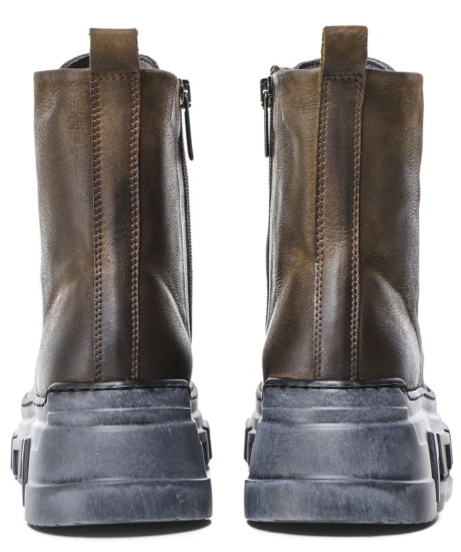 Lofina Lace Up Leather Boots