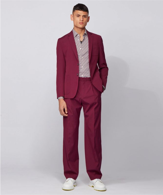 BOSS Slim Fit Geometric Print Jango Shirt