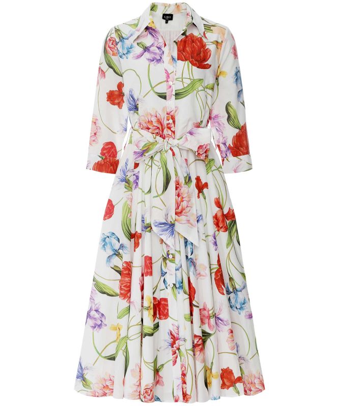 Lavi Spritz Shirt Midi Dress