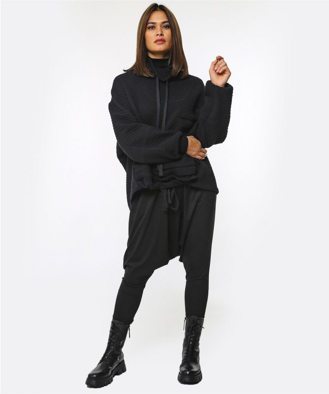 NU London Oversized Quilted Pullover